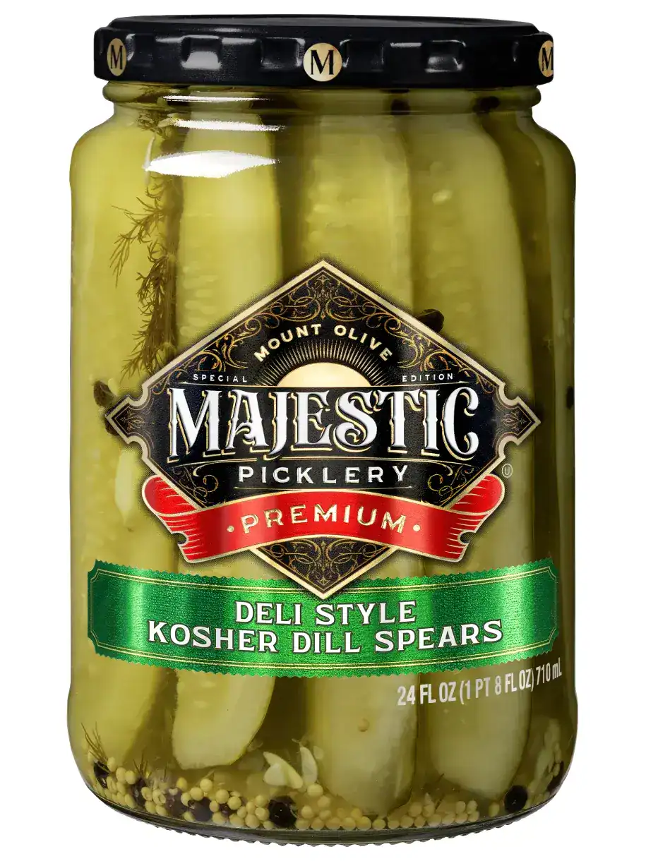 Majestic Deli Style Kosher Dill Spears | Mt. Olive Pickles